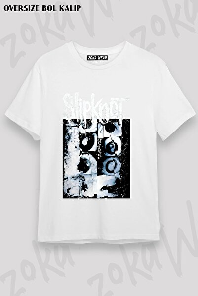 ZOKAWEAR Μπλουζάκι Unisex Loose Fit με στάμπα Slipknot v18