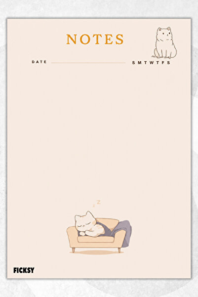 Ficksy A5 Notepad Unlined Notebook - 50 Sheets - Memopad - Notepad - Notepad ...