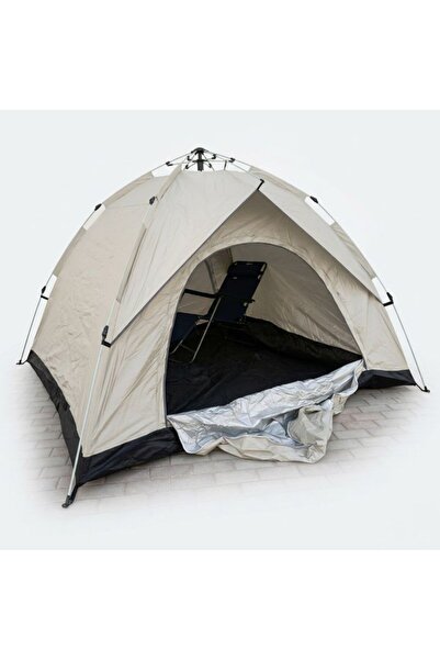 Generic Automatic Pop Up Camping Tent 3-4 Person, Silver Coated UV Protection...