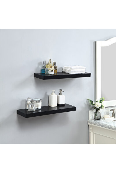 Topone1Topone1 2-Piece Wall Mount Set: Wall-Mounted Floating Shelves, 23 x 7 ...