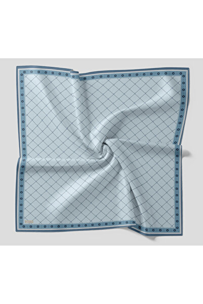 LuvenSara Luven Sara Baklava Pattern Scarf Blue