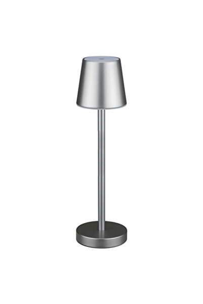 V-TAC Lampă de masă LED reglabilă de 3W, 3000K, cu baterie de 4000mAh, Gri