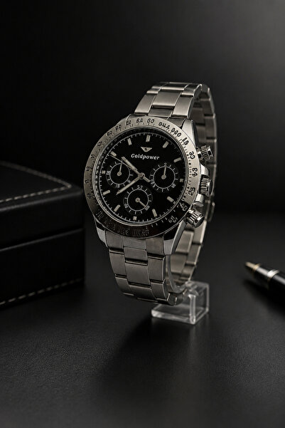 Goldpower Italian Steel Strap Men's Wristwatch