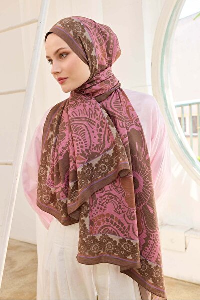 Silk Home Urban Hours Flower Pink Mayda Shawl