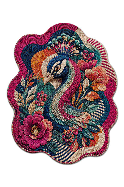 Rugs Modern Halı SDT Geleneksel Desenli Keep Off Yazılı Modern Dokuma Taban D...