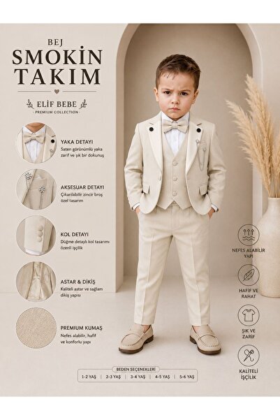 Elif Bebe ÇOCUK KLASİK TAKIM ELBİSE