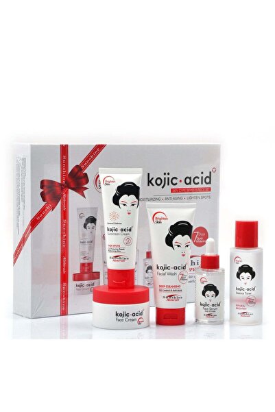 KOJIC ACID مجموعة العناية بالبشرة من صنشاين ناتشورالز 5 قطع