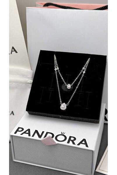 Generic Gold Chain Necklace with Decorative Stone Pendant