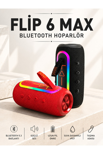 renklime FLİP 6 MAX BLUETOOTH HOPARLÖR
