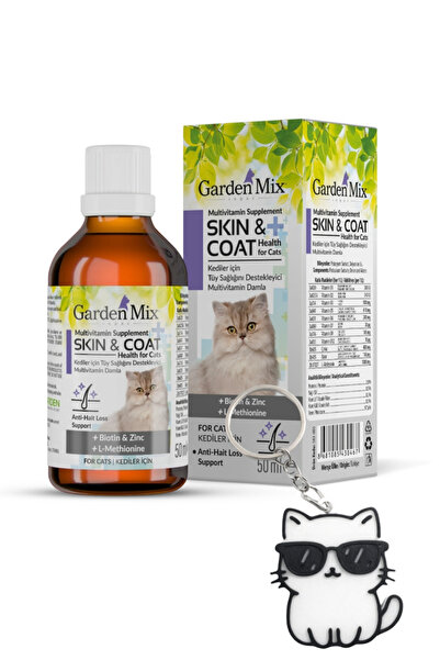Gardenmix Kedi Tüy Sağlığı Damlası 50 Ml | Anahtarlık Hediyeli