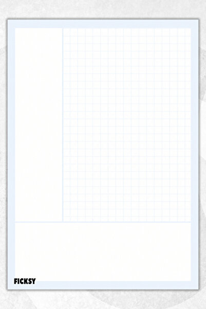 Ficksy A4 Notepad Unlined Notebook - 50 Sheets - Memopad - Notepad - Notepad ...