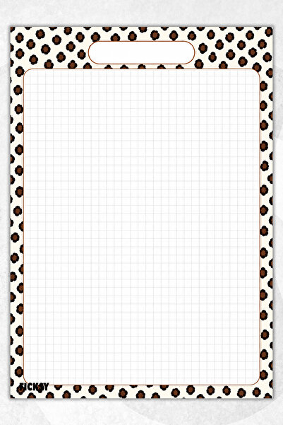 Ficksy A4 Notepad Checkered Notebook - 50 Sheets - Memopad - Notepad - Notepa...