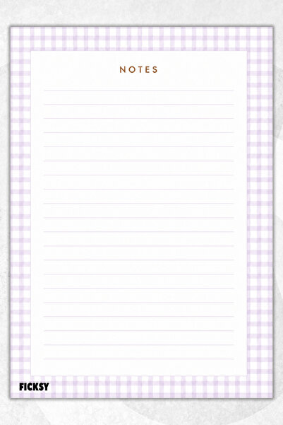 Ficksy A4 Notepad Lined Notebook - 50 Sheets - Memopad - Notepad - Notepad - ...