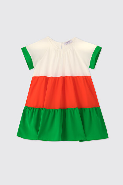 Panço Baby Girl Colorful Dress