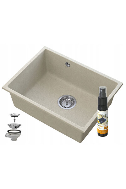 Granitan Set chiuveta bucatarie si spray, Granitan, Granit, Bej