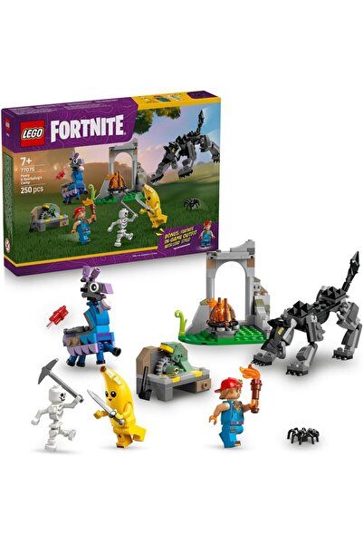 LEGO Fortnite Peely & Sparkplug’s Camp Toy - incl. Wolf & Supply Llama Figure...