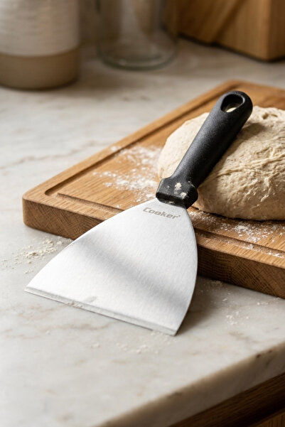Cooker 12X24 cm Flat Stainless Steel Spatula Yk1903