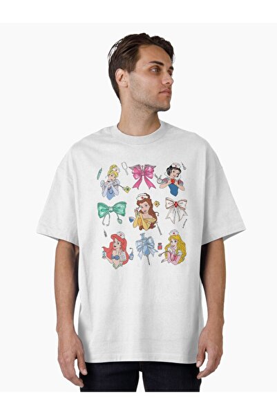 SAUDI DISNEYLAND disneyland Men and Women's 100% Cotton T-Shirt - Oversized C...