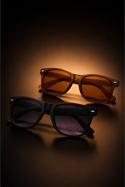 G Sport POLO 2 Pieces Wayfarerr Rectangular Sunglasses with Uv-400 Protection...