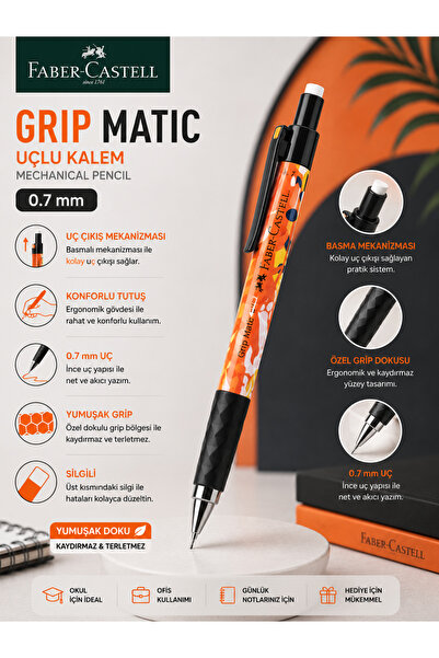 Faber Castell Faber-Castell Matic 0.7 Uçlu Kalem Özel Tasarım Koleksiyonu | S...