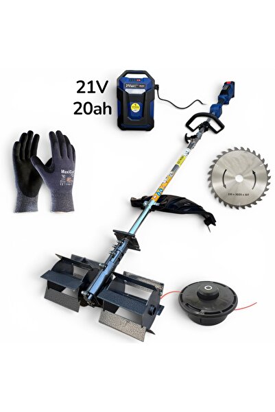 ADER 21V Akülü Ot Kesme Ve Çapa Makinesi