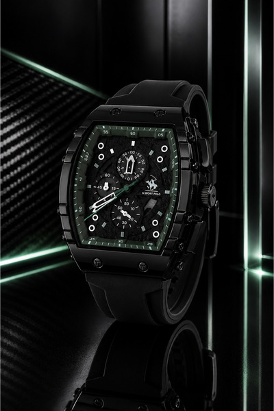G Sport POLO Luxury Silicone Cord Sweat-Proof Men's Wristwatch (Makes Sure It...