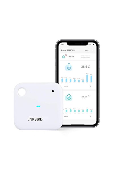 Inkbird Сензор за температура и влажност, INKBIRD, Дистанционно наблюдение чр...
