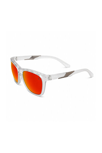 CARTER & CLAIRE Clear Orange Mirror UV400 Men’s Rectangular Sunglasses Lightw...