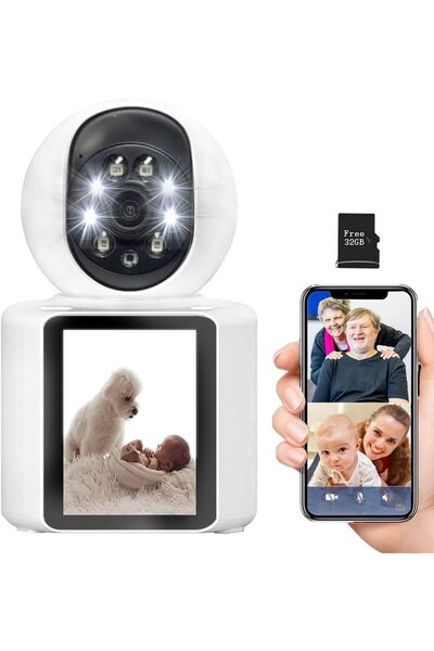 Silly fish Home Video Calling Camera 1080P Full HD Smart WiFi Security Camera...