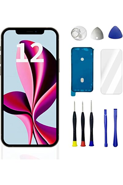MIULEE Display Pentru iPhone 12, Kit De Reparare Complet, Instalare Rapida, E...