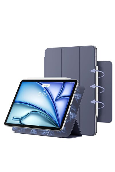 Zoyu Калъф за таблет, ZOYU, За iPad Air 11/10.9 инча, Магнитна стойка, Функци...