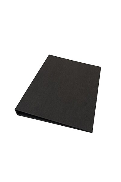 Peleman Caiet mecanic A5, Material textil Kashmir Touch, Negru Charcoal