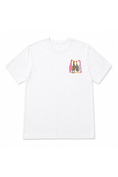 Boi Short-Sleeved Crew Neck Duck Print Oversized T-Smallhirt