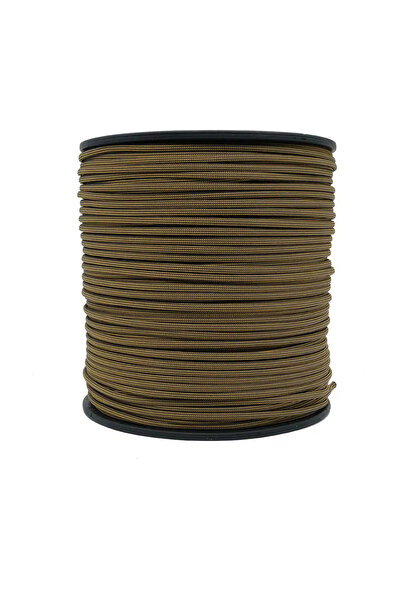 PARACORD 4mm Yarn Mustard Blue Patterned 5 Meters