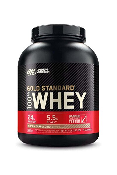 Optimum Nutrition On 100% Wgs Gf Mocha Cappuccino 5Lb, 71 Servings