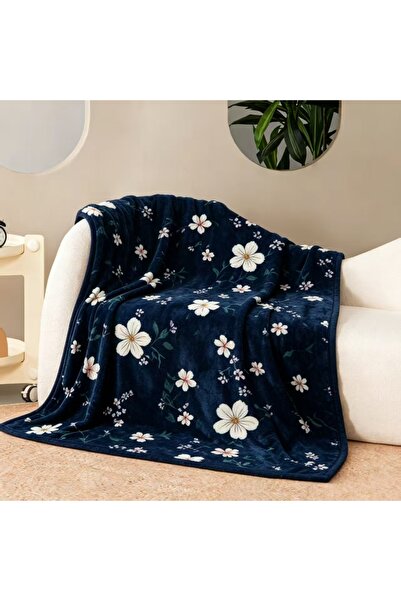 Bleco Comfortable nap blanket - 160*220cm - Floral pattern - Comfortable and ...