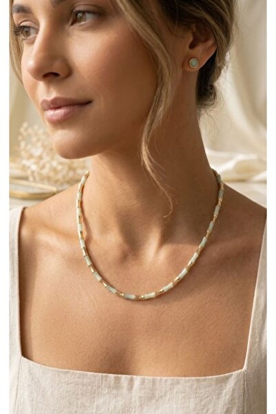 GMN COLLECTION YENİ SEZON YENİ SERİ SUMMER FASHİON SEDEFLİ MİNELİ GOLD DETAYL...