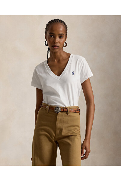 Ralph Lauren Black Label تي شيرت من قماش الجيرسي القطني مطرز بشعار بوني وياقة...