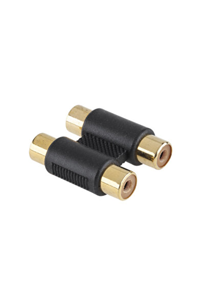 Lechpol Adaptor audio premium placat cu aur, dublu RCA la RCA