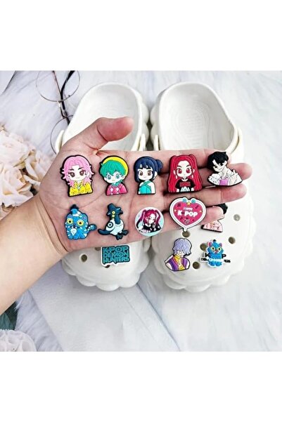 Generic Demon Pop Hunters PVC Shoe Charms, Anime Character Decorations, Set o...