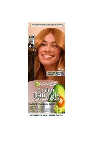 Garnier كريم صبغة شعر كولور ناتشورالز من غارنييه - درجة 7.31 اشقر كراميلو توفي