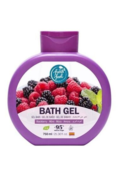 FRESH FEEL جل استحمام بخلاصة التوت البري من فريش فيل - 750مل
