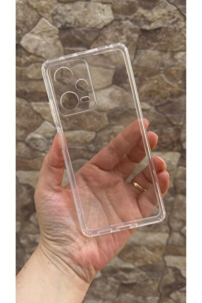 Vip Case Redmi Note 12 Pro 5G Uyumlu Şeffaf Darbe Emici Kamera Korumalı Clear...