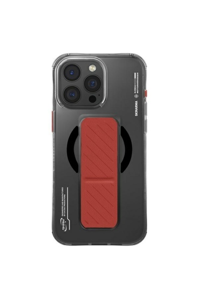 Skinarma Carcasă rigidă Axon compatibilă MagSafe pentru iPhone 16 Pro, Negru