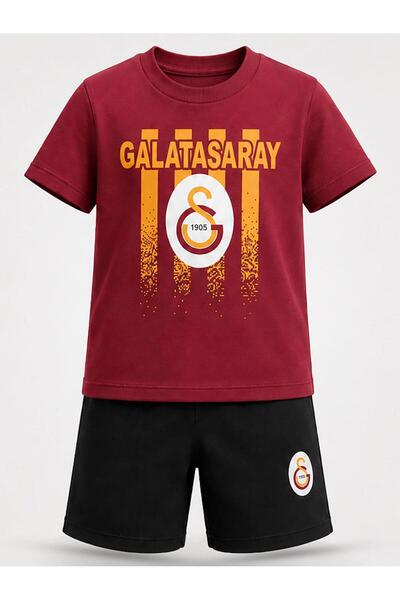 Civil Boys Galatasaray prugasti dres za decu uzrasta 3-13 godina - crveni
