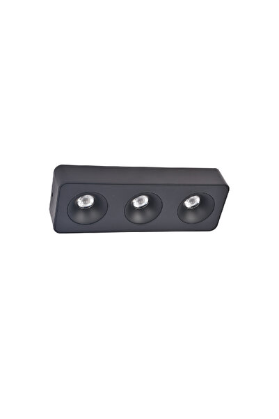 InLight Εντοιχιζόμενο σποτ 3x8W 3CCT σε μαύρο χρώμα X00280B