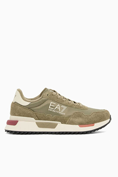 Emporio Armani Erkek Süet Sneaker