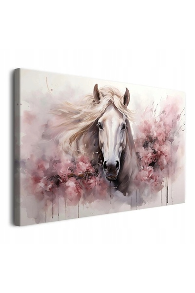 DecoWalls Tablou Painted Horse, Deco Walls, Digital Print, Pentru Camera De Z...