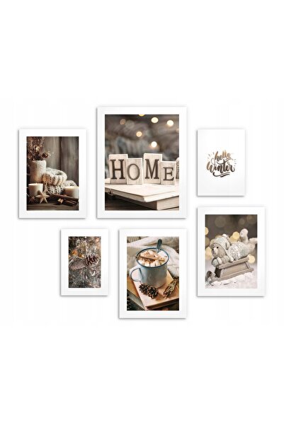 Naklejkomania Postere XXL pentru perete in living, Sarbatori set postere pent...