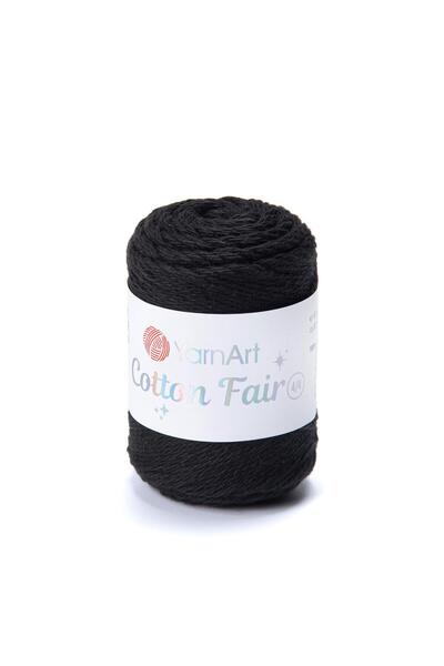 Yarnart COTTON FAIR 4/4 - Ață de tricotat NEGRU-5594